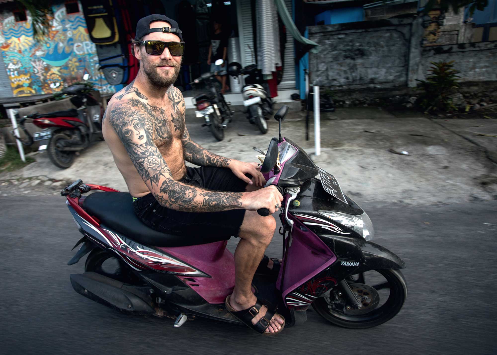 Fortbewegungsmittel Nummer 1 auf Bali: Der Roller