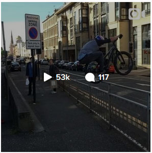 In der MTB-Szene hat Danny MacAskill mitunter die meisten Follower auf Instagram.