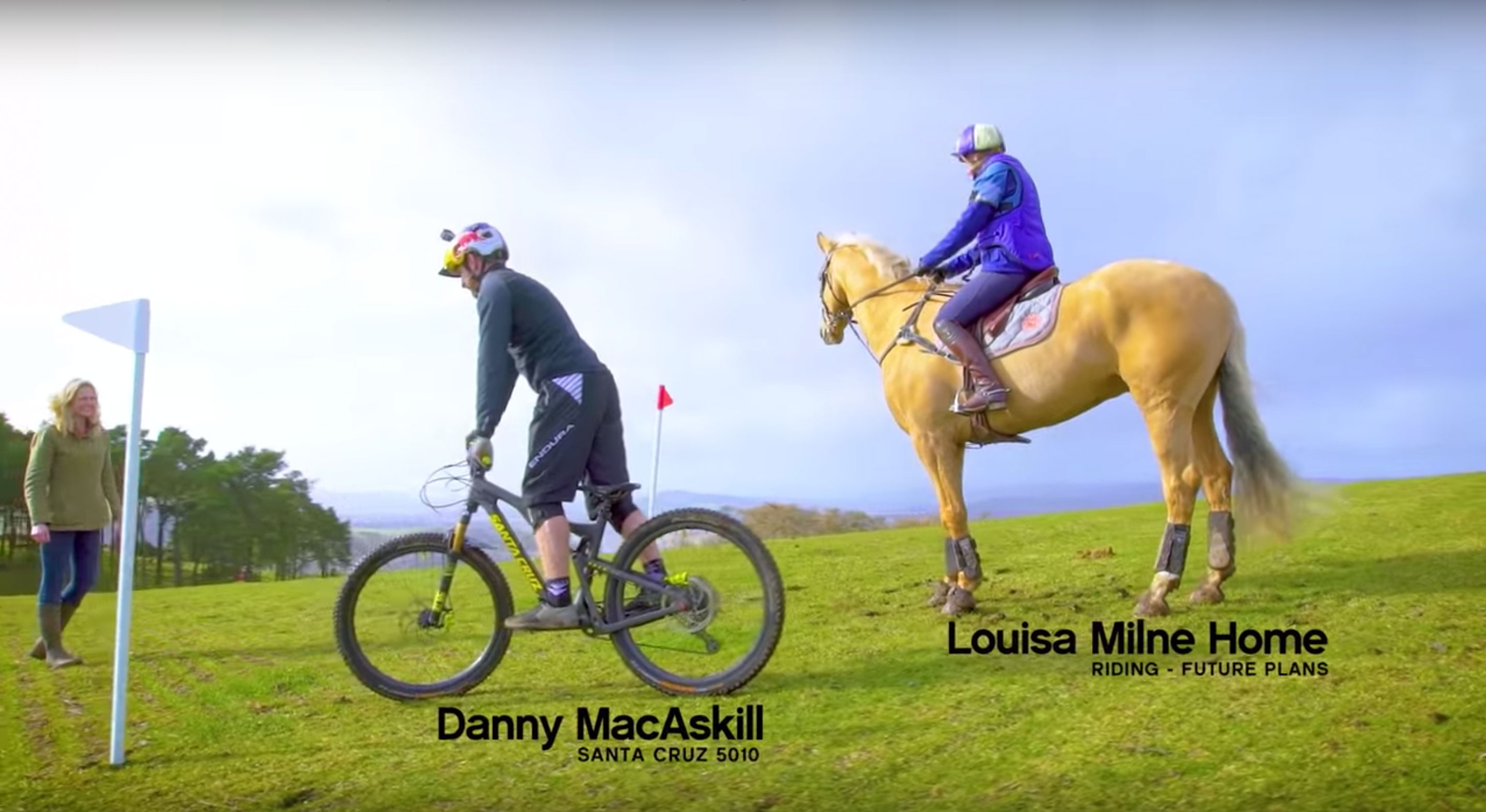 Danny MacAskill vs pferd